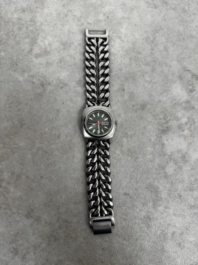 Diesel 2000s Diesel Avant-Garde Chain Watch Size ONE SIZE - 2 Thumbnail