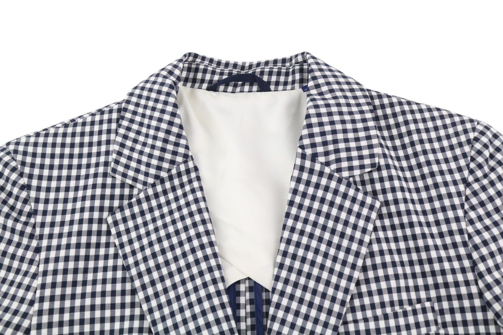 Gant GINGHAM STRETCH REGULAR EU38 Blue Plaid 85312 Size M / US 6-8 / IT 42-44 - 5 Thumbnail