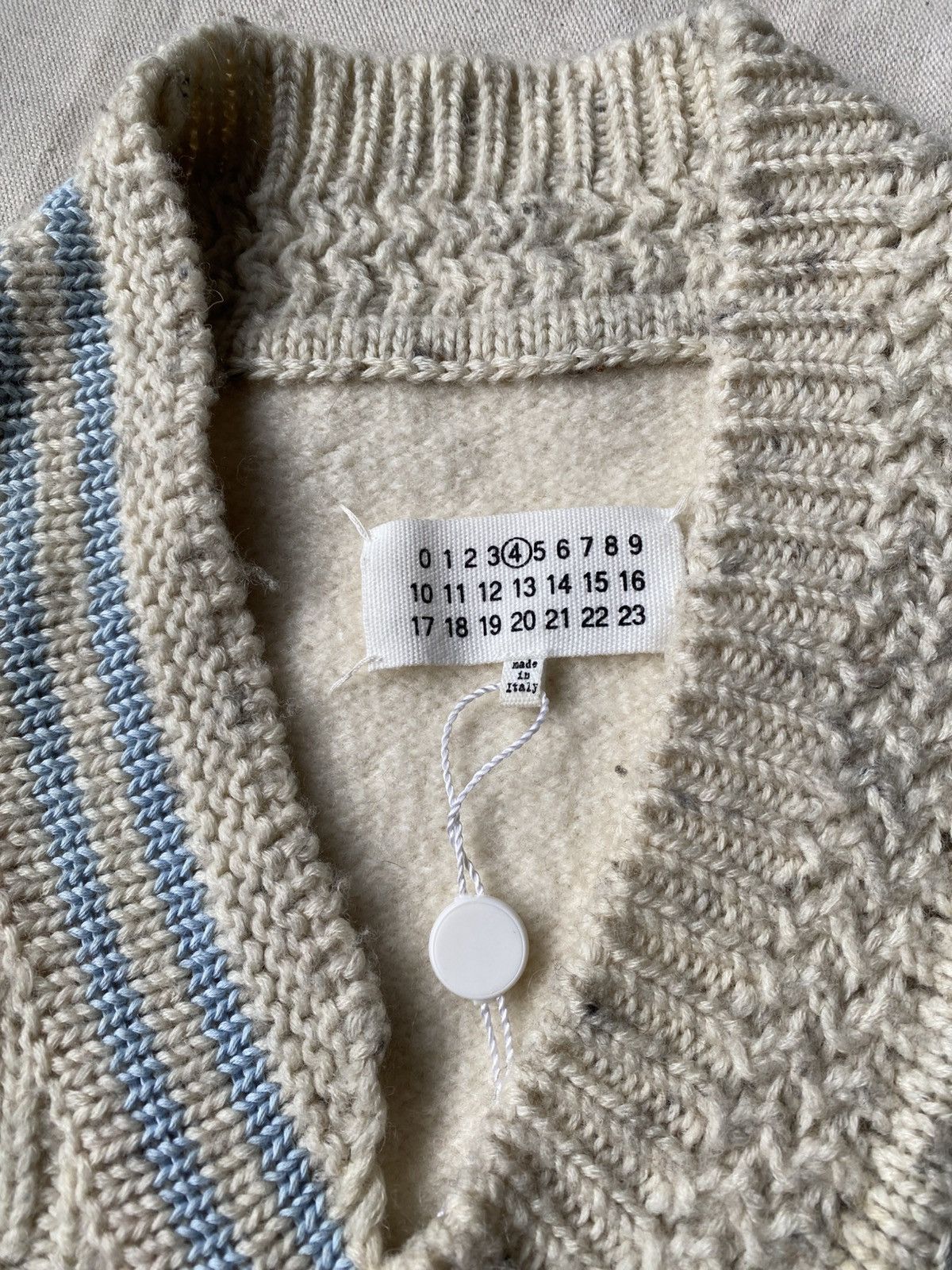 Maison Margiela Maison Margiela Deconstructed Asymmetric Sweater Size S / US 4 / IT 40 - 2 Thumbnail