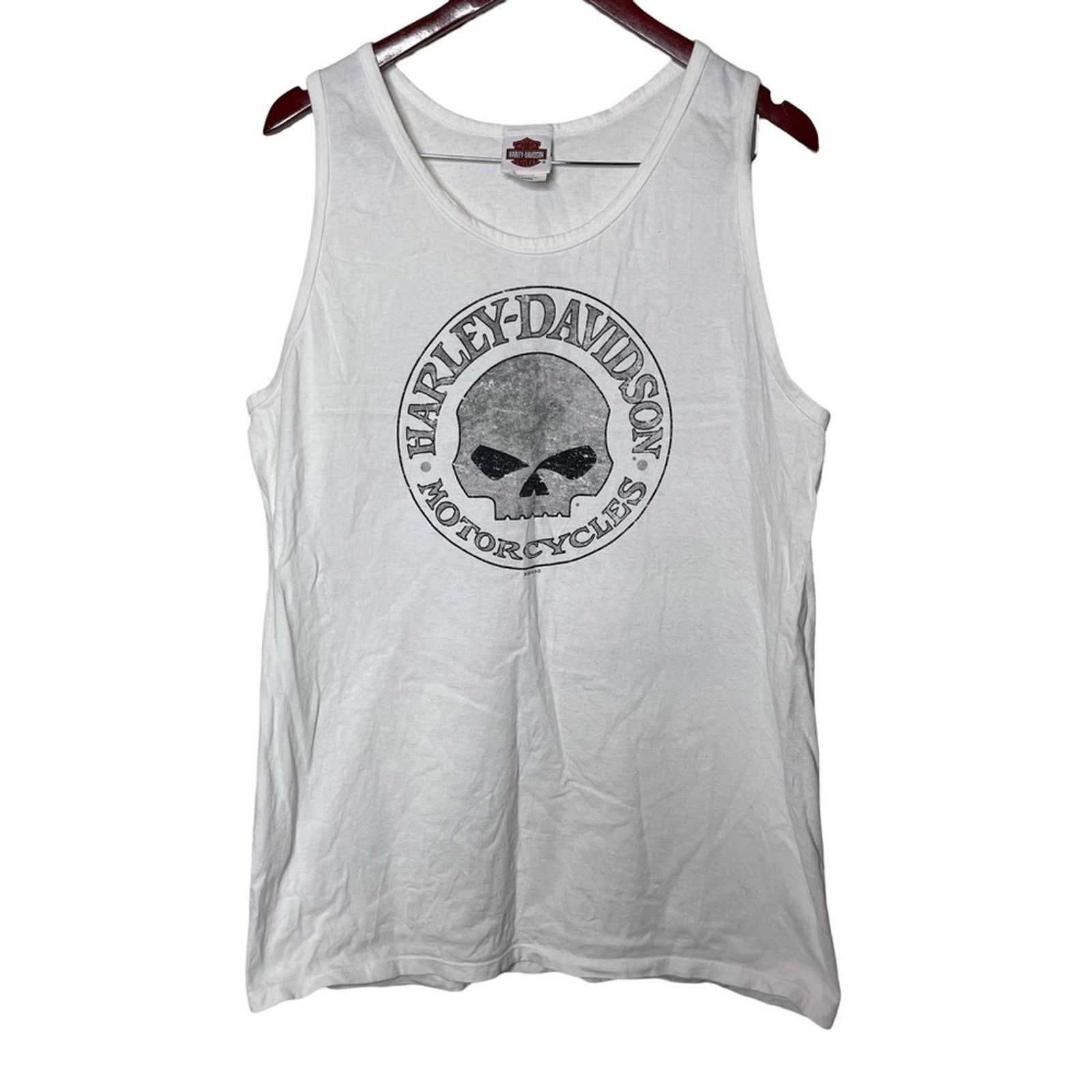 Harley Davidson Harley Davidson Motorcycle Charleston SC white tank sz L Size US L / EU 52-54 / 3 - 1 Thumbnail
