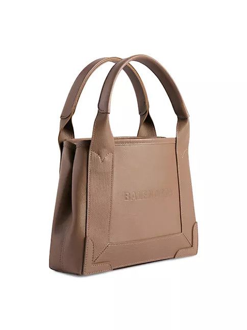 Balenciaga o1mt1gz1224 Size: OS / Navy XS Cabas Top Handle Bag Brown Size ONE SIZE - 4 Thumbnail
