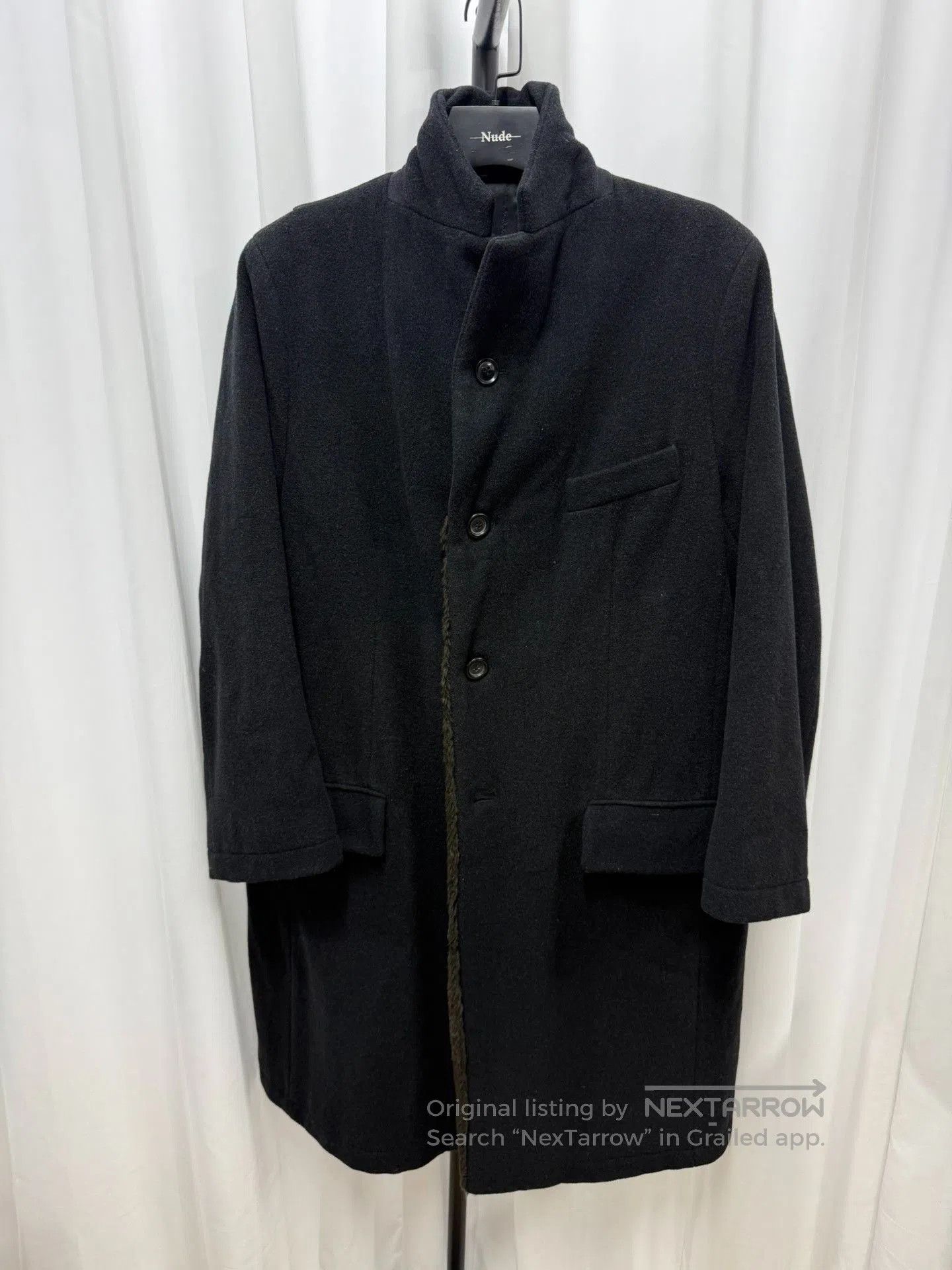 Dries Van Noten Dries Van Noten Fur Collar Loose Coat. Size US S / EU 44-46 / 1 - 9 Thumbnail