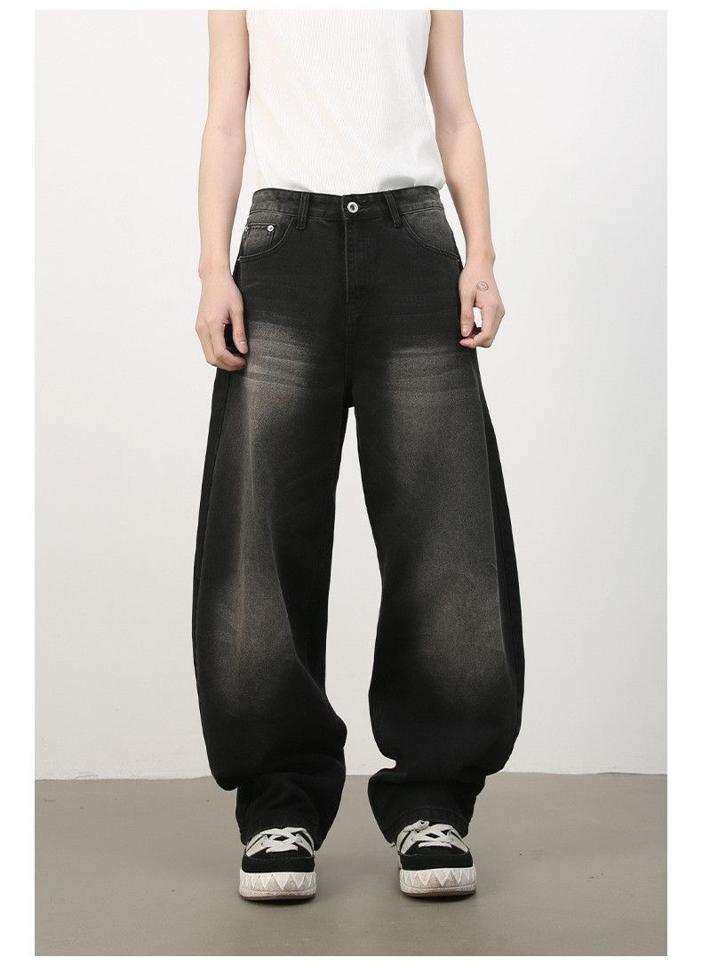 Japanese Brand × Jean American retro wide-leg loose versatile scimitar jeans Size US 32 / EU 48 - 1 Thumbnail