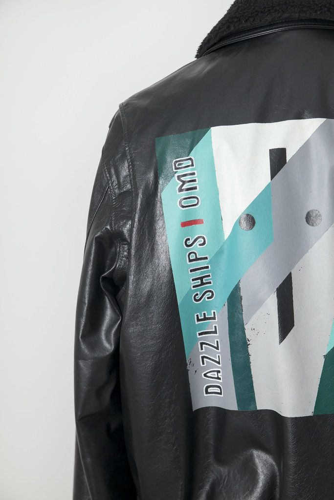 Raf Simons AW03 Dazzle Ships | OMD leather jacket Size US M / EU 48-50 / 2 - 3 Thumbnail