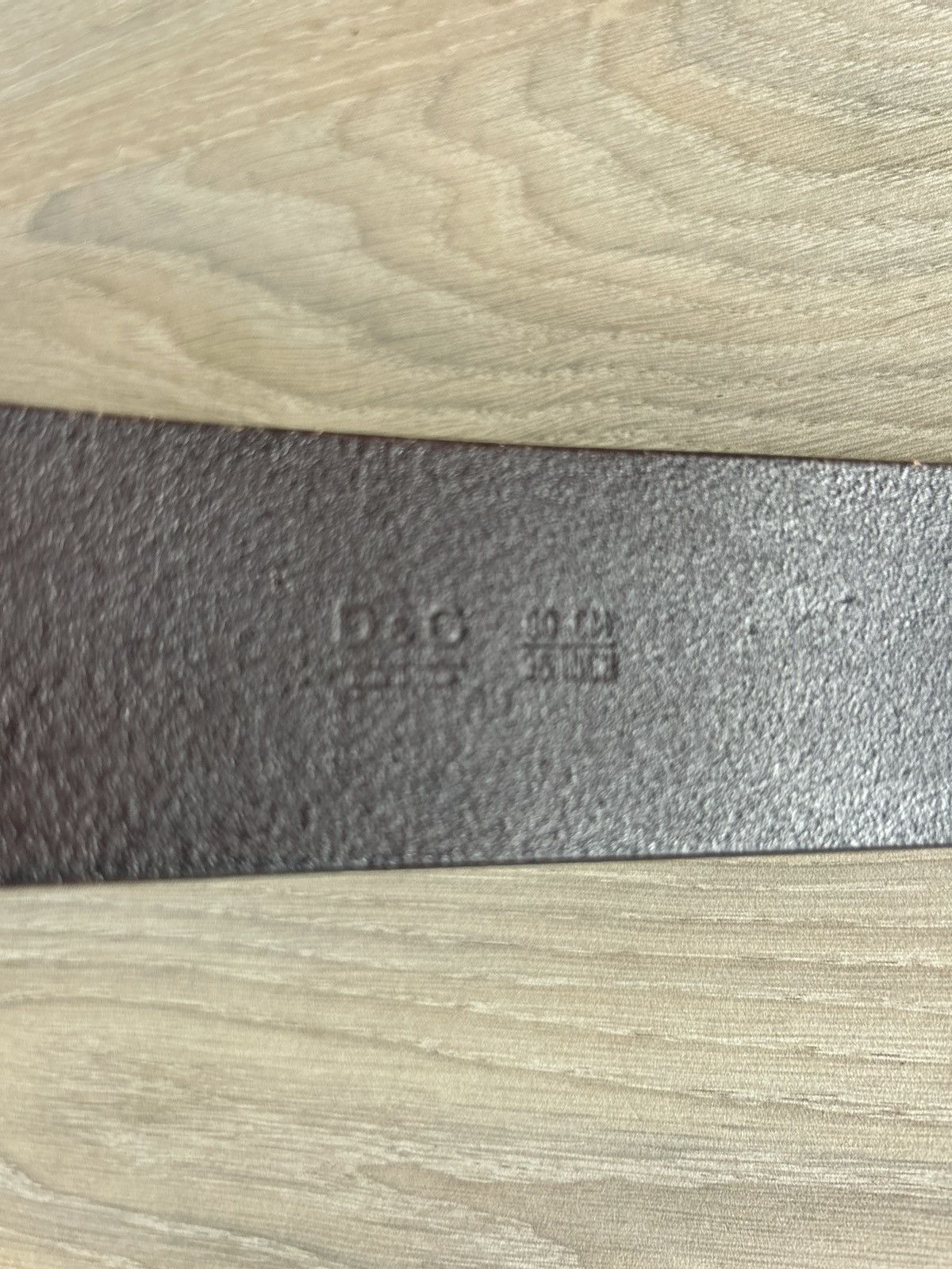 Dolce & Gabbana D&G Brown Leather Logo Buckle Belt, Size 90 Size 36 - 8 Thumbnail