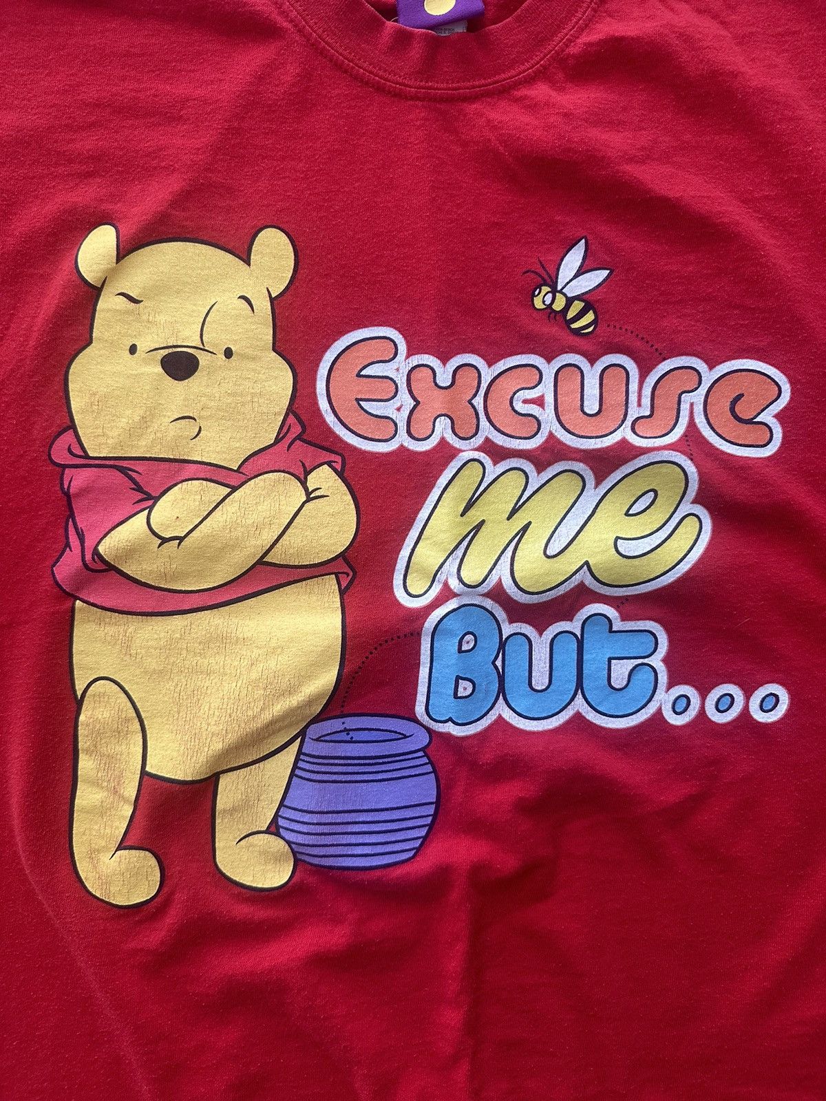 Anime × Disney × Vintage Vintage Winnie the Pooh Red Tee Size US L / EU 52-54 / 3 - 3 Thumbnail