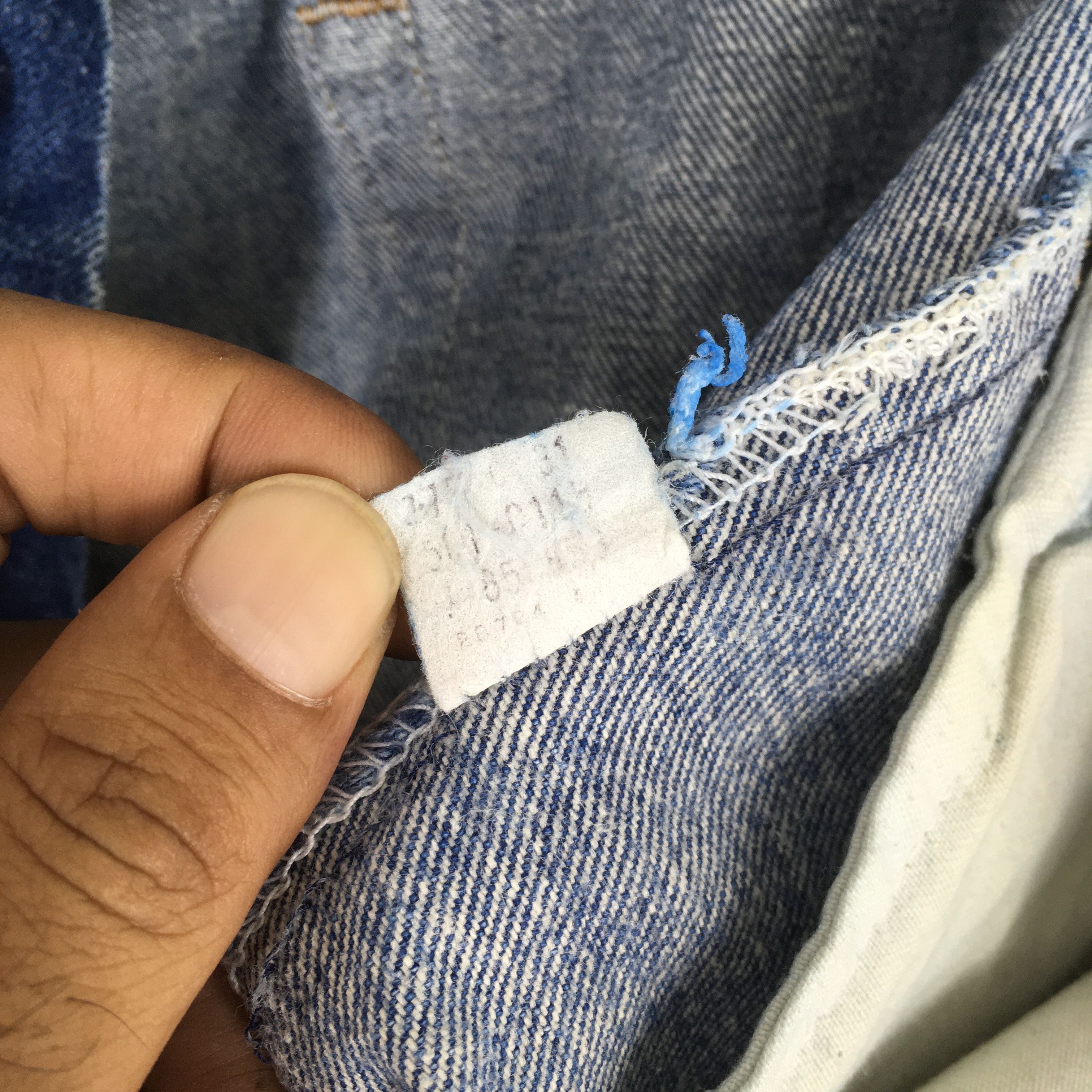 Levi's Size 30x31 Vintage 90s Levi's 501 Faded Blue Jeans S1078 Size US 30 / EU 46 - 12 Thumbnail