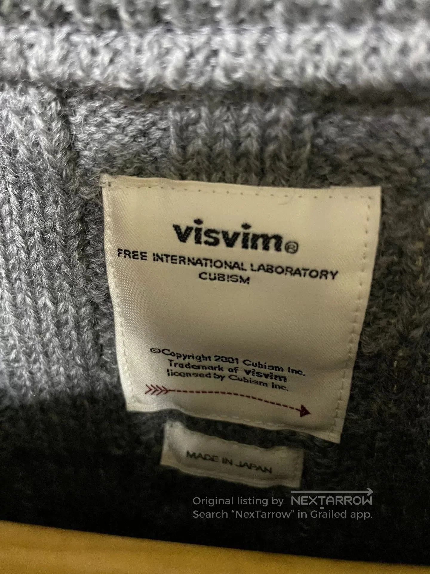 Visvim visvim fisherman cable knit sweater grey. Size US M / EU 48-50 / 2 - 5 Thumbnail