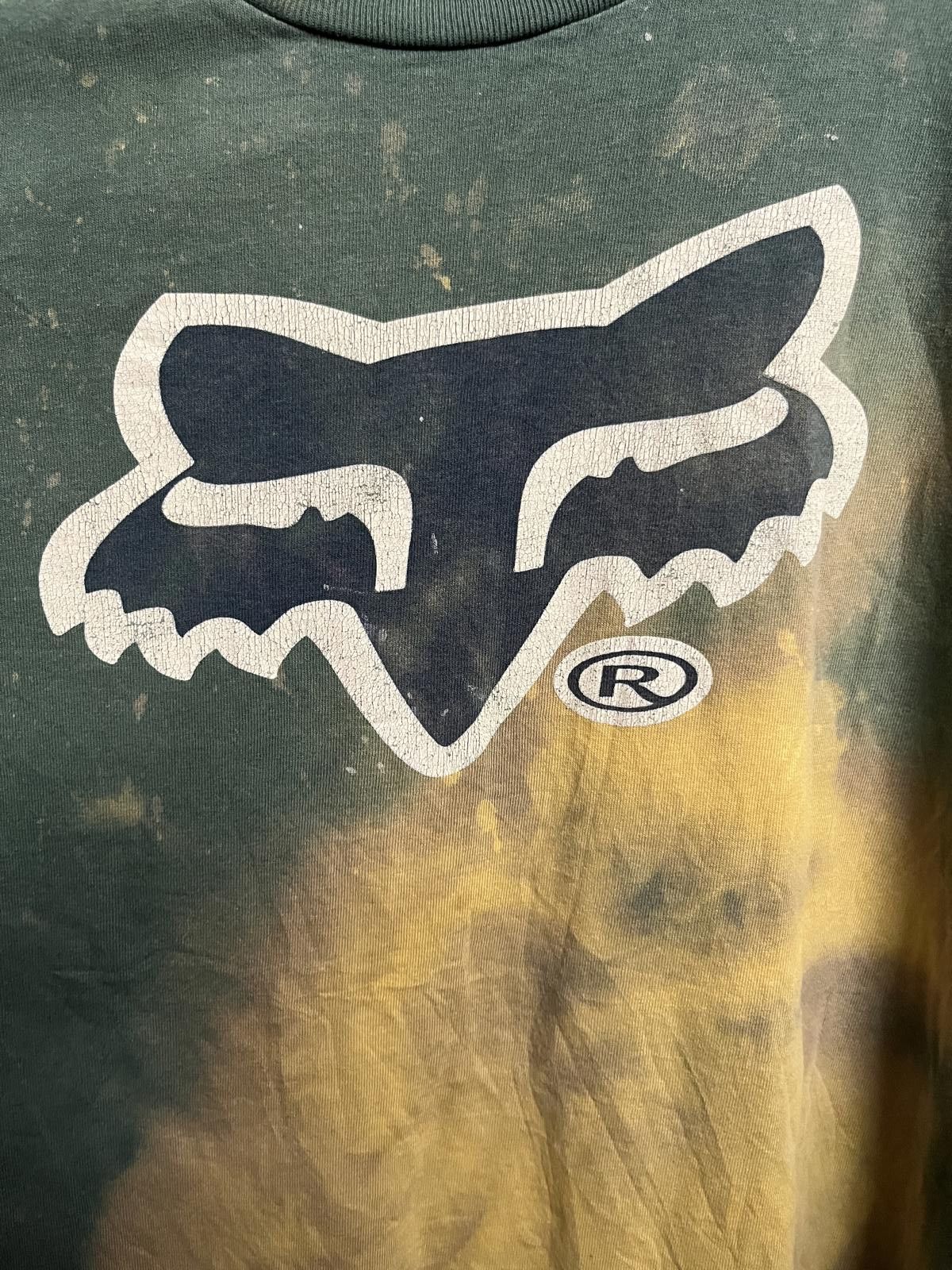 Fox Racing Vtg Fox Racing Logo T-shirt Made in USA Vintage Motocross-L Size US L / EU 52-54 / 3 - 4 Thumbnail