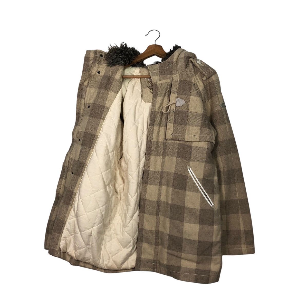 Diesel 📌Vintage Biker Jacket Diesel Tartan Design Fur Hoodie Size US M / EU 48-50 / 2 - 14 Thumbnail