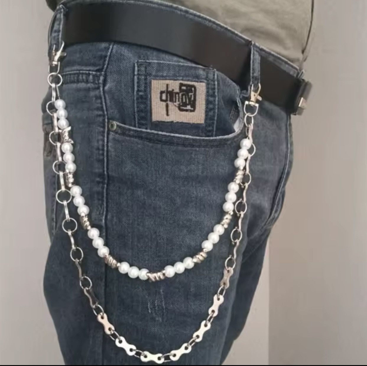 Other Metal Punk Rock Layered Chain Keychains Size ONE SIZE - 5 Thumbnail