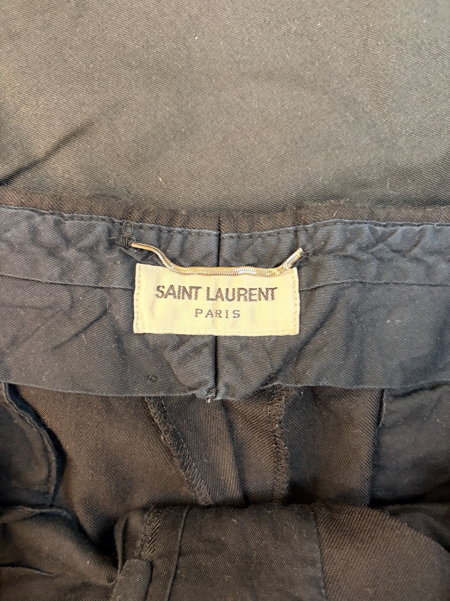 Saint Laurent Paris Saint Laurent 2016 SS Black Wool Trousers Size US 36 / EU 52 - 3 Thumbnail