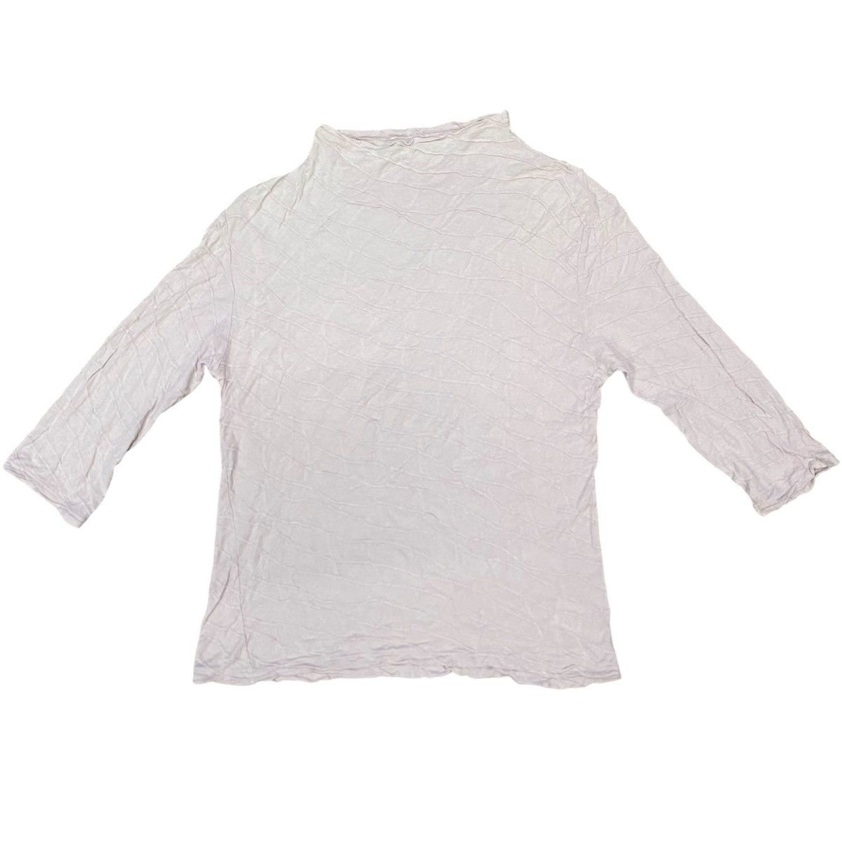 Issey Miyake Plantation Issey Miyake Top Blouse Textured Knit Size XS / US 0-2 / IT 36-38 - 1 Thumbnail