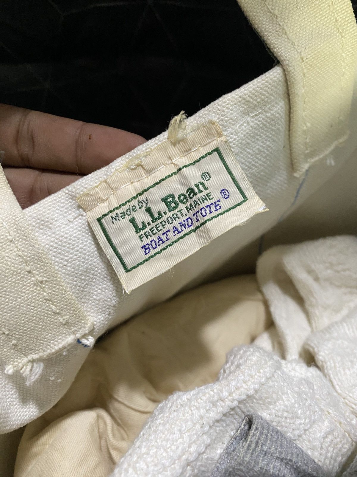 L.L. Bean Vintage 80s LL bean tote and boat canvas bag Size ONE SIZE - 5 Thumbnail