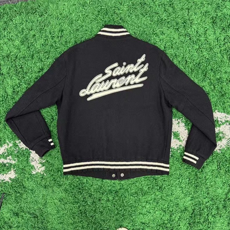 Saint Laurent Paris Saint Laurent Paris Signature baseball jacket-2506 Size US M / EU 48-50 / 2 - 1 Thumbnail