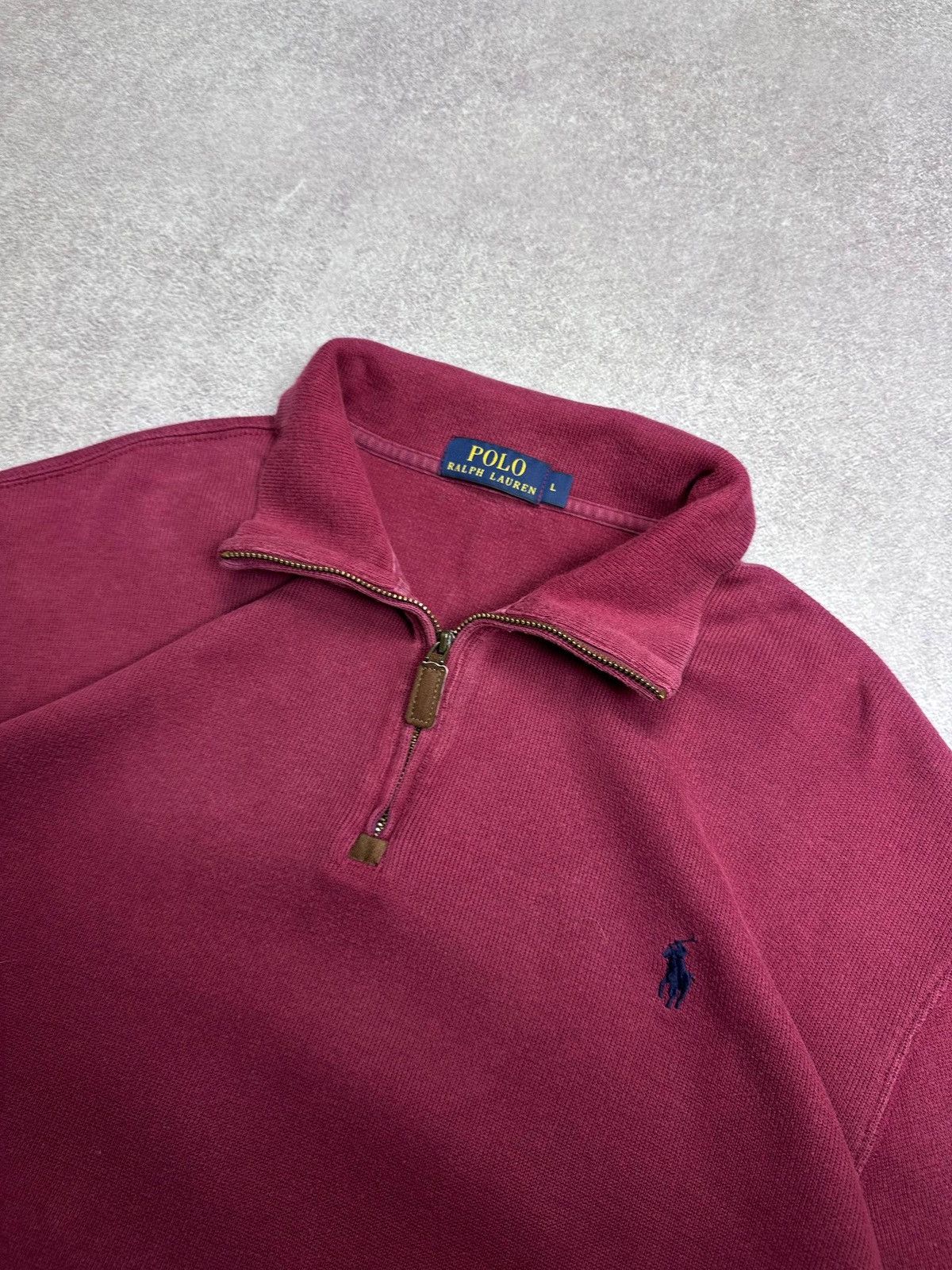 Polo Ralph Lauren Vintage Polo Ralph Lauren Quarter Zip Sweayer Old Money L Size US L / EU 52-54 / 3 - 5 Thumbnail