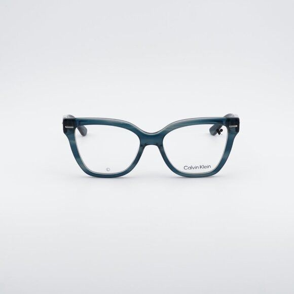 Calvin Klein Calvin Klein CK23543 416 Eyeglasses Striped Blue 54mm Size ONE SIZE - 3 Thumbnail