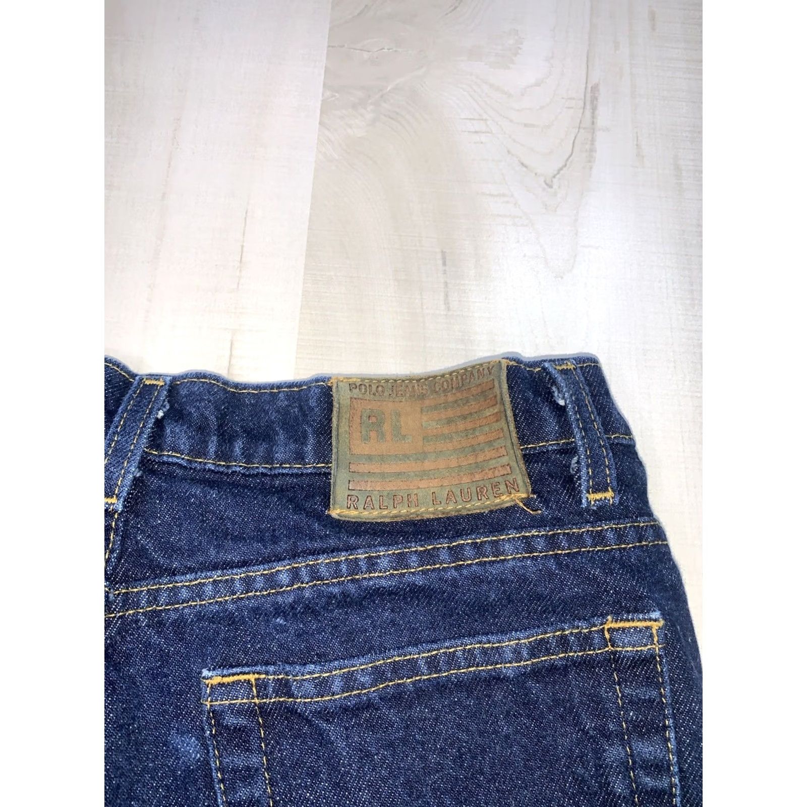 Ralph Lauren VINTAGE Ralph Lauren 67 Bootcut Jeans Womens 4x29-12867 Dark Wash Denim 90s Y2K Size 27" / US 4 / IT 40 - 7 Thumbnail