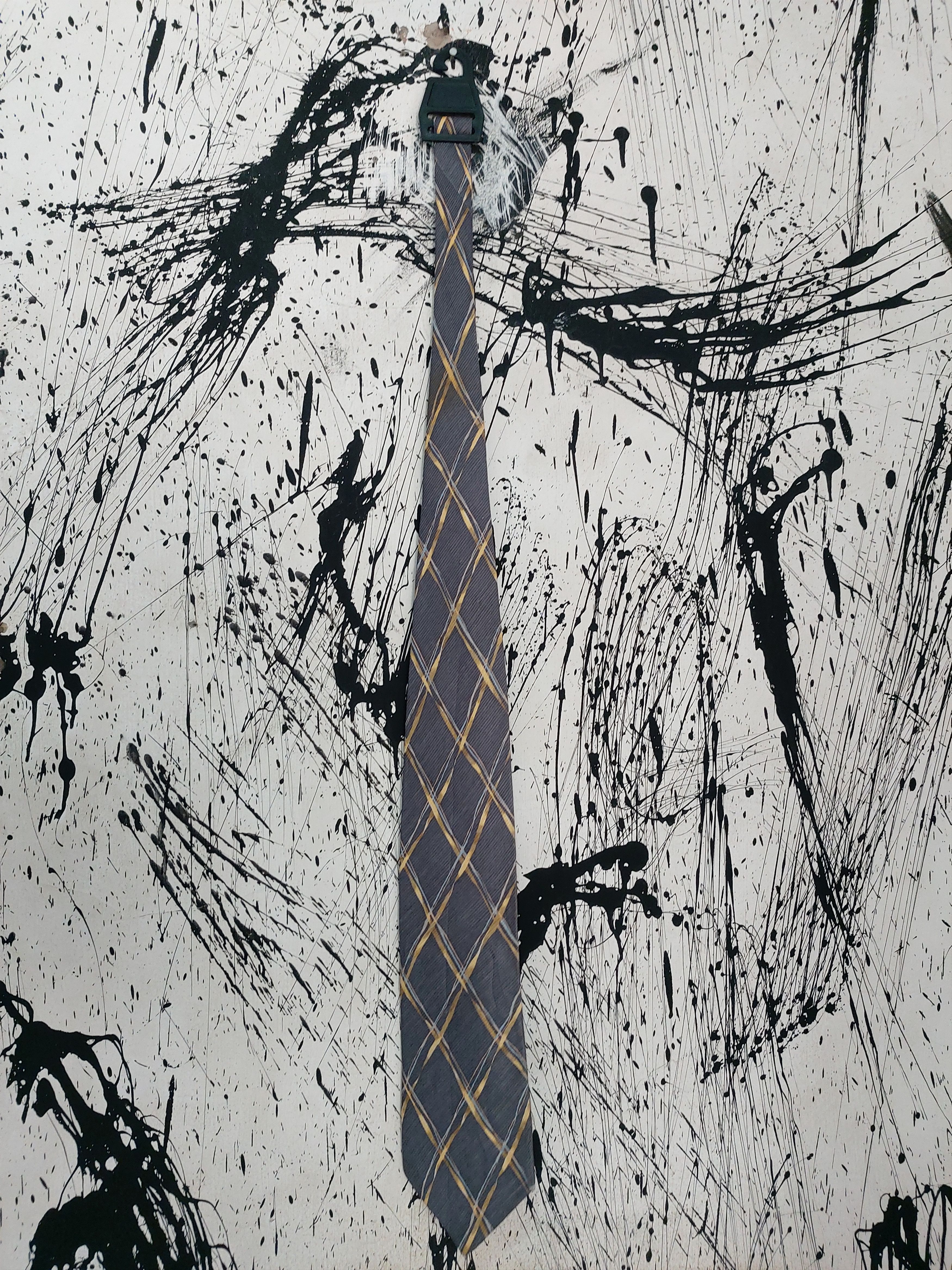 Issey Miyake ISSEY MIYAKE X PATTERN 100% SILK TIE Size ONE SIZE - 1 Thumbnail