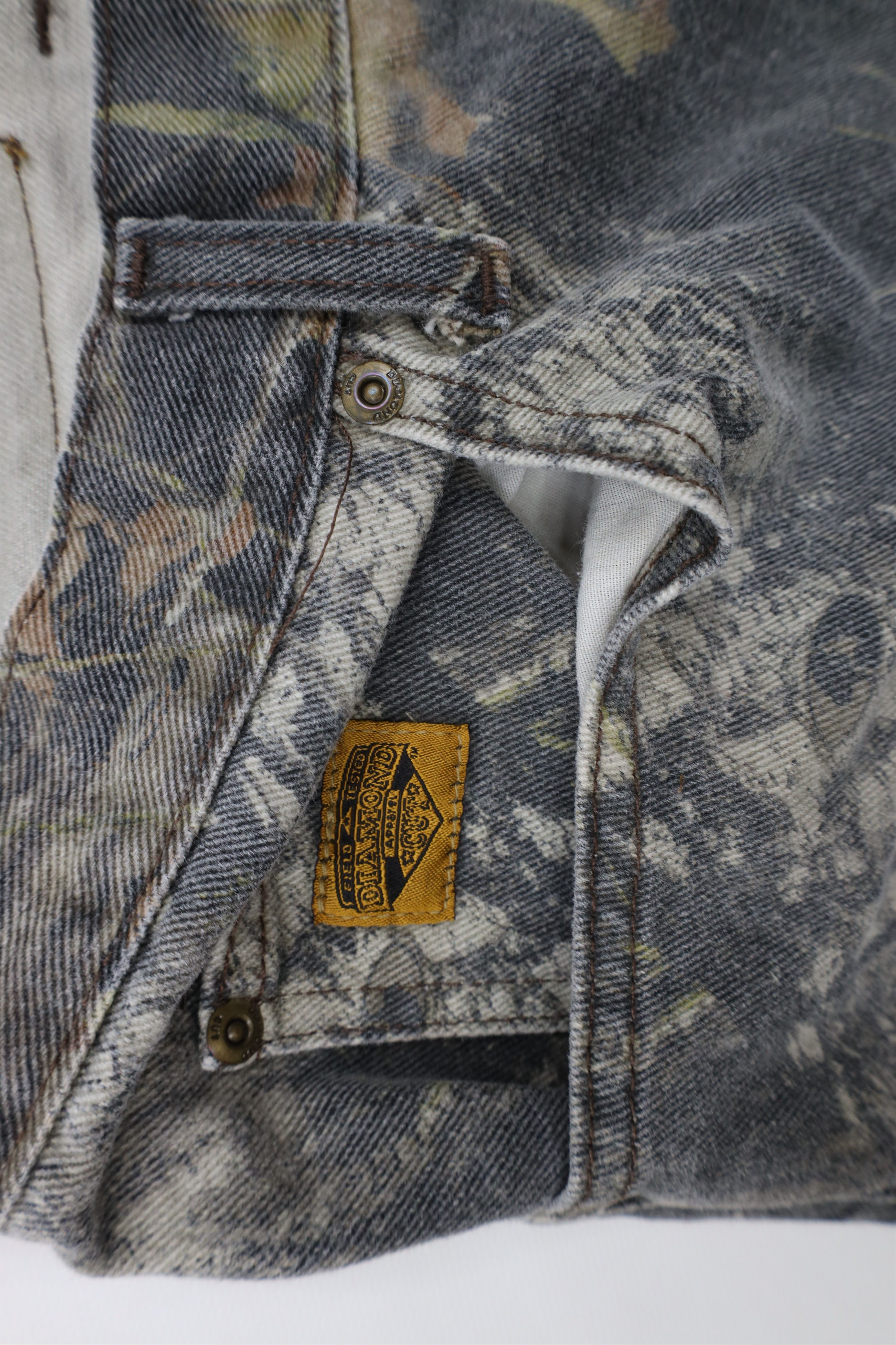 Vintage Vintage 90s Streetwear Camouflage Wide Leg Denim Jeans Size US 42 / EU 58 - 6 Thumbnail
