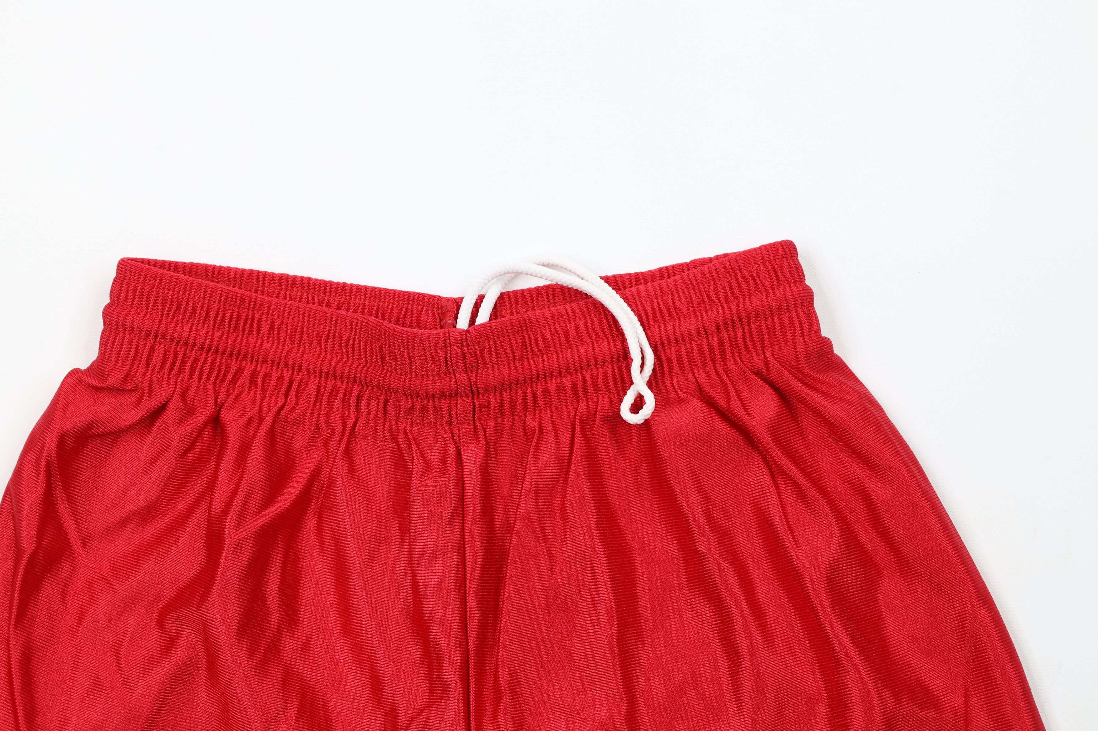 Vintage Vintage 90s Streetwear Silky Nylon Basketball Shorts Red Size US 30 / EU 46 - 2 Thumbnail