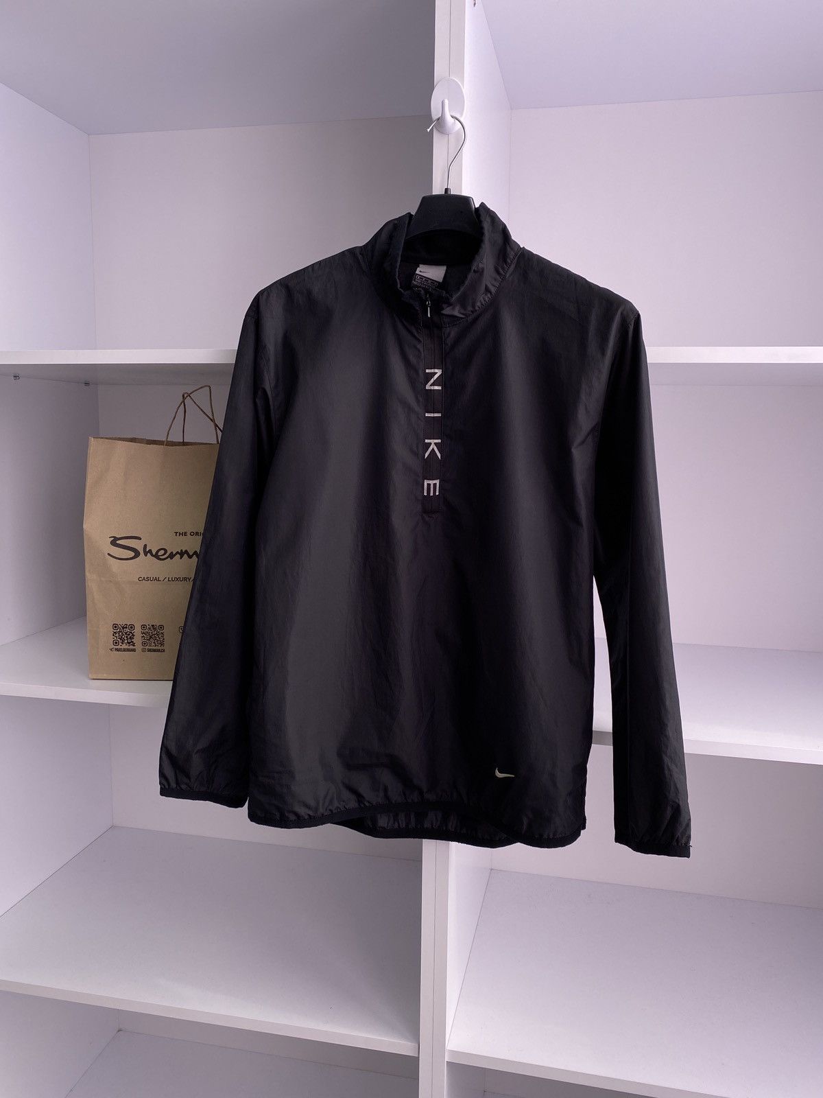 Nike × Vintage Vintage Anorak Jacket Raincoat Nike Swoosh Size US S / EU 44-46 / 1 - 2 Thumbnail