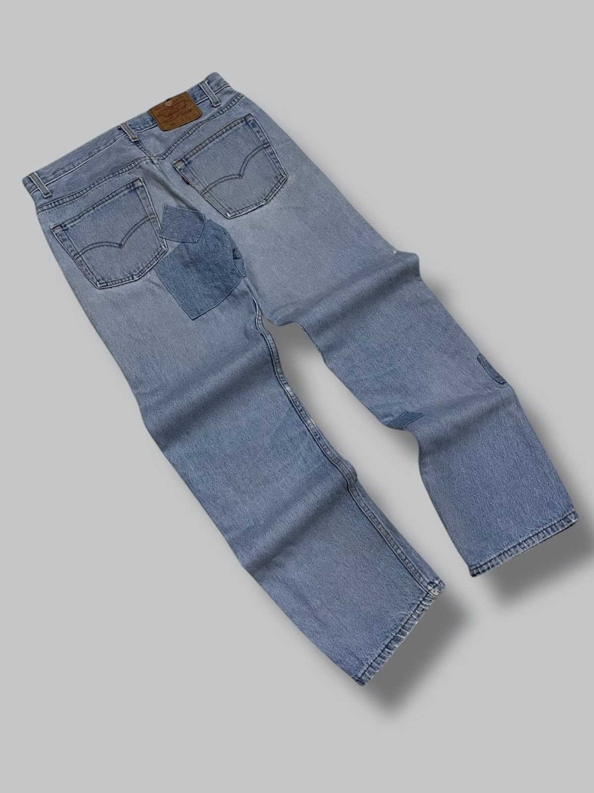 Levi's Vintage Clothing Vintage 1990s Designer Levis 501 Patchwork Classic Denim Size US 30 / EU 46 - 8 Thumbnail