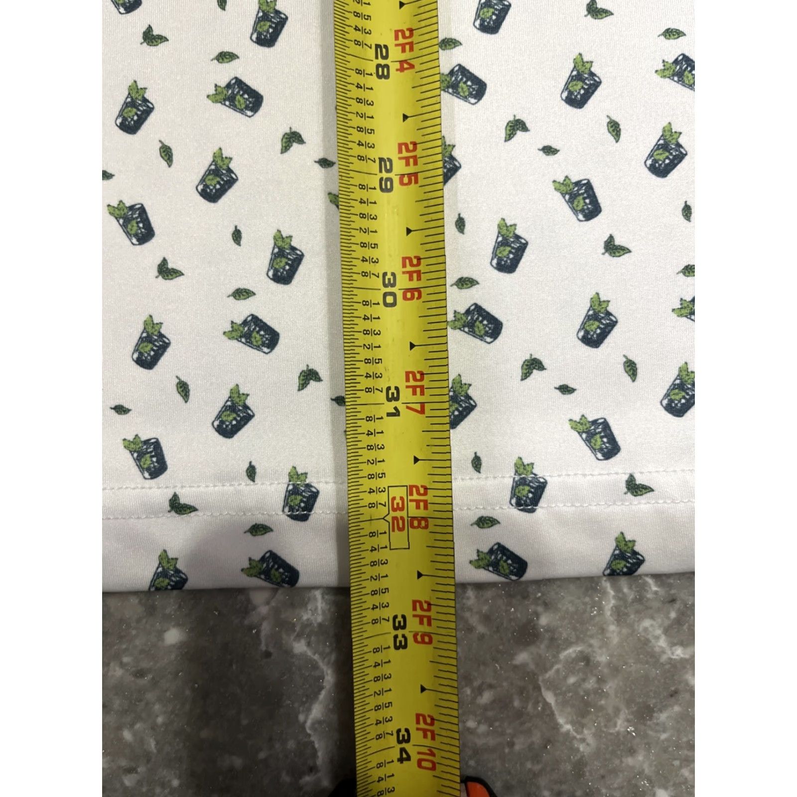 Southern Proper Southern Propper Polo Mens XL Golf Shirt Mojito Pattern Cocktail GUC Size US XL / EU 56 / 4 - 5 Thumbnail