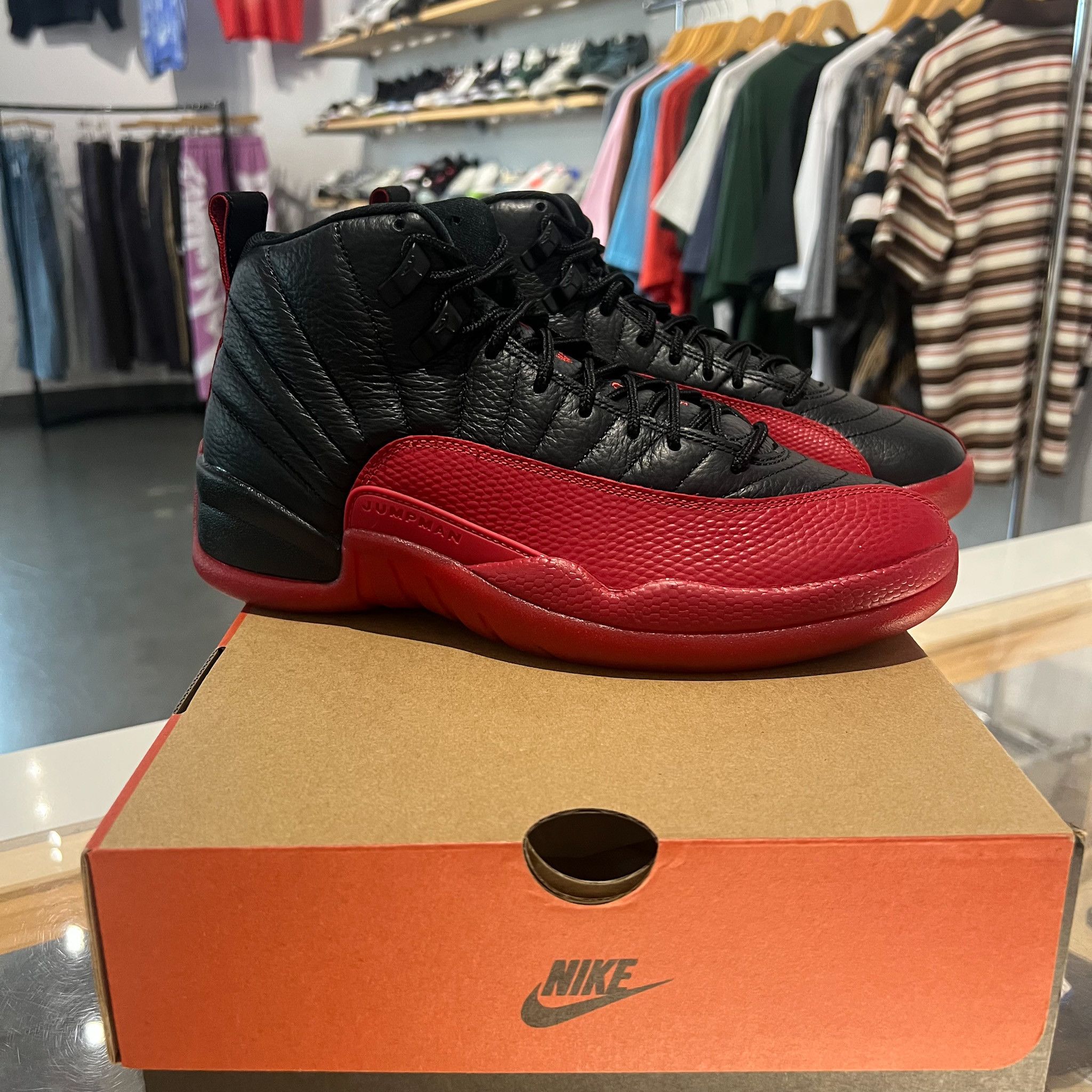 Size • Air Jordan 12 Flu Game