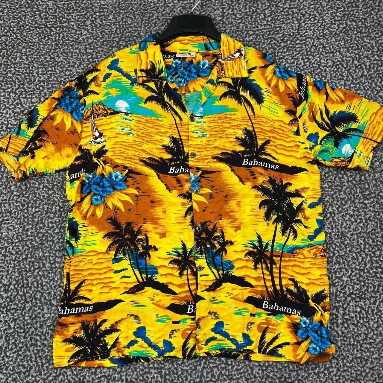 Other Vintage Yehmon Bahamas Hawaiian M Tropical Palm Tree Print Size US M / EU 48-50 / 2 - 1 Thumbnail