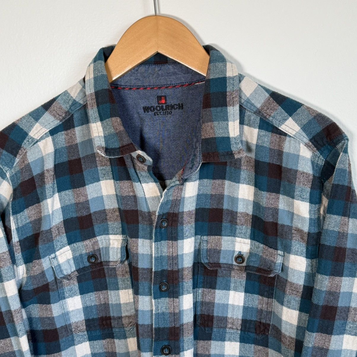 Woolrich Woolen Mills Woolrich Men’s Flannel Shirt 100% Cotton Size L Size US L / EU 52-54 / 3 - 3 Thumbnail