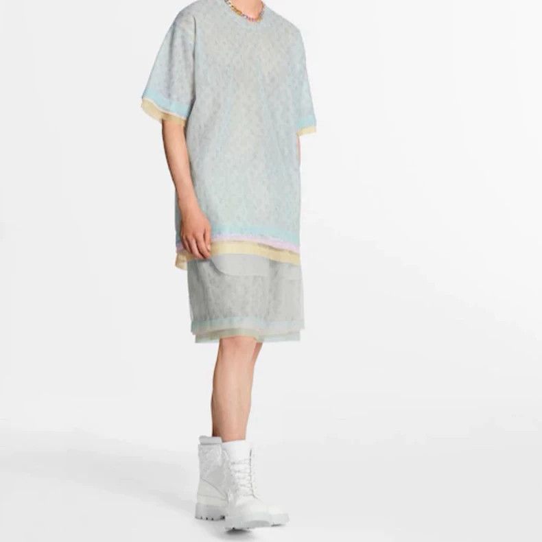 Louis Vuitton Louis Vuitton Colorful organza full print short sleeve Size US L / EU 52-54 / 3 - 1 Thumbnail