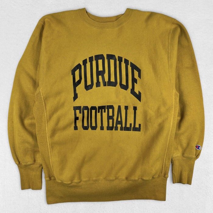 Champion 90s Champion Reverse Weave Purdue Football Sweatshirt L