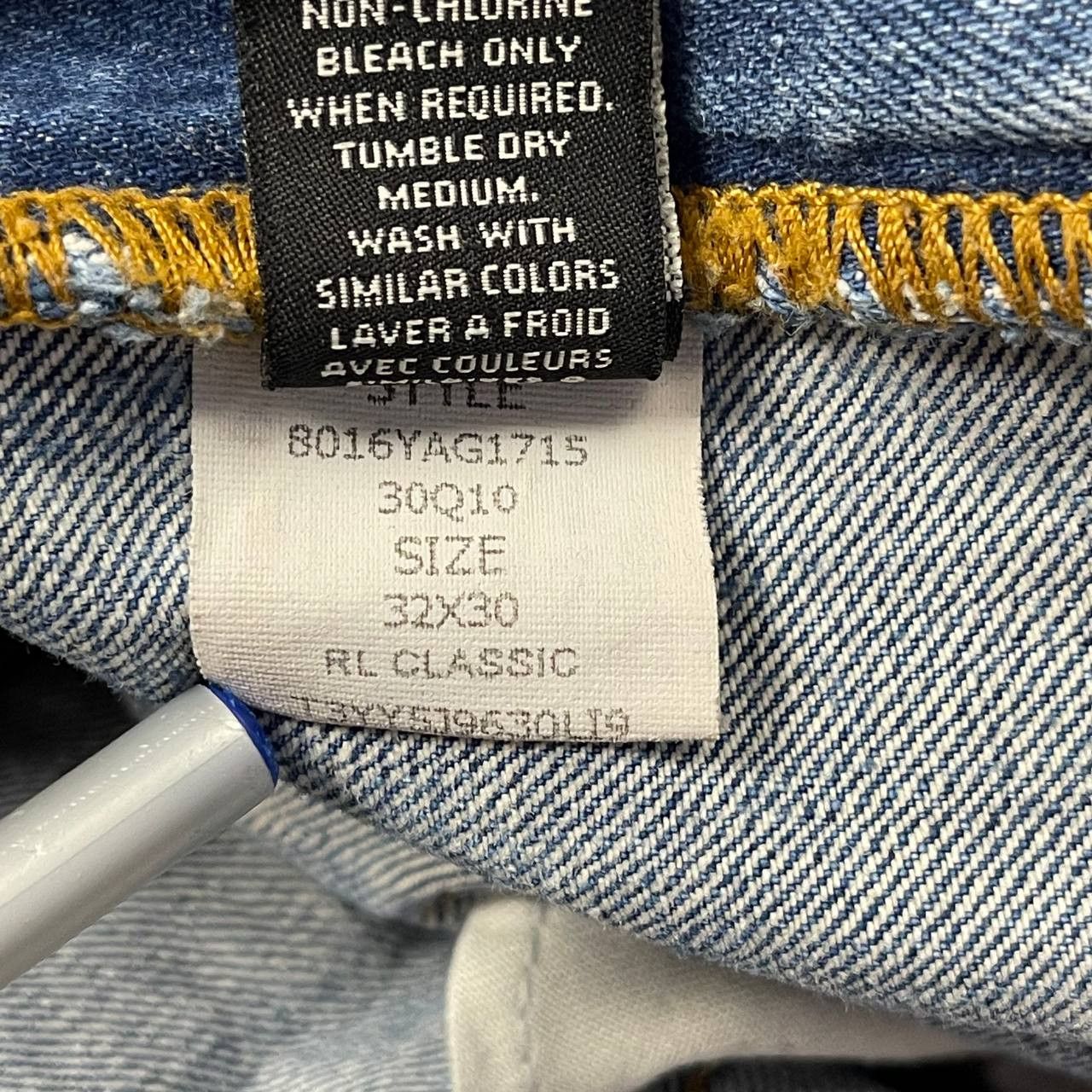 Polo Ralph Lauren Polo Ralph Lauren Polo Vintage Jeans Light Wash SIze 32 Size US 32 / EU 48 - 8 Thumbnail