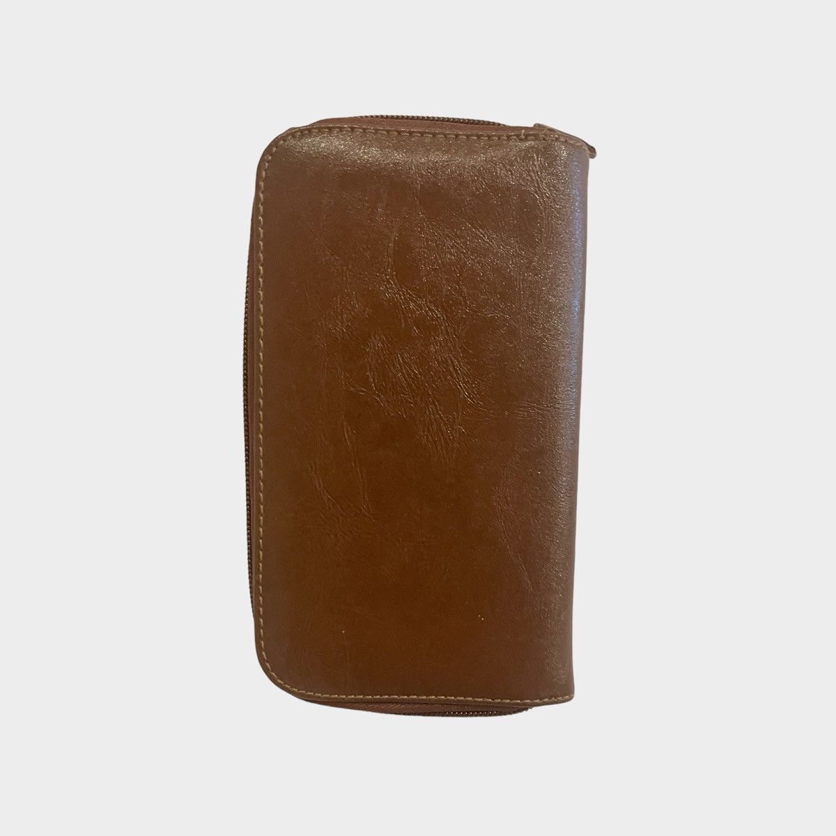 Vintage Vintage 1980's Leather Wallet Size ONE SIZE - 1 Thumbnail