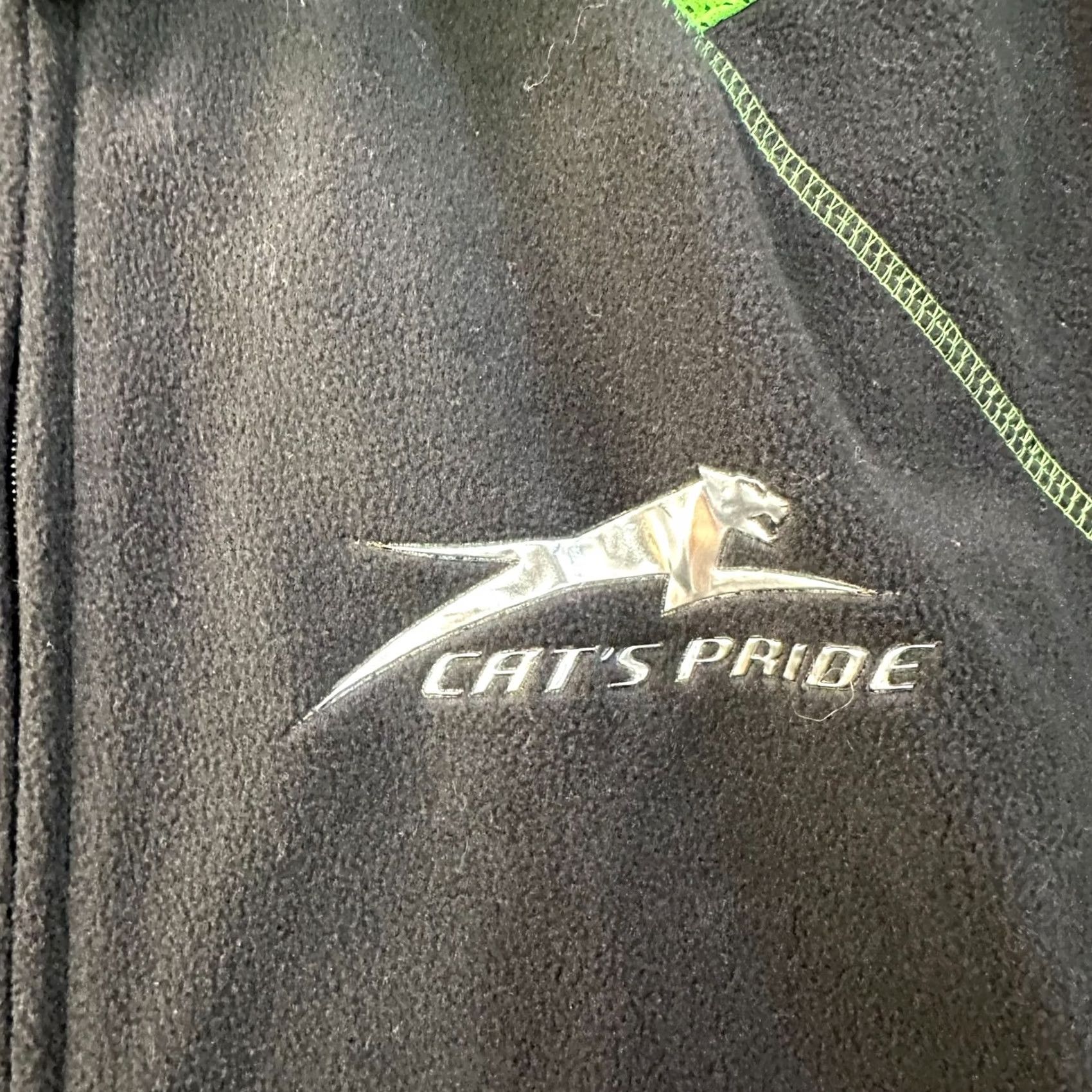 Vintage VINTAGE Arctic Cat Full Zip Bomber Jacket Black L Men Pine Neon Green Cat Theme Size US L / EU 52-54 / 3 - 2 Thumbnail