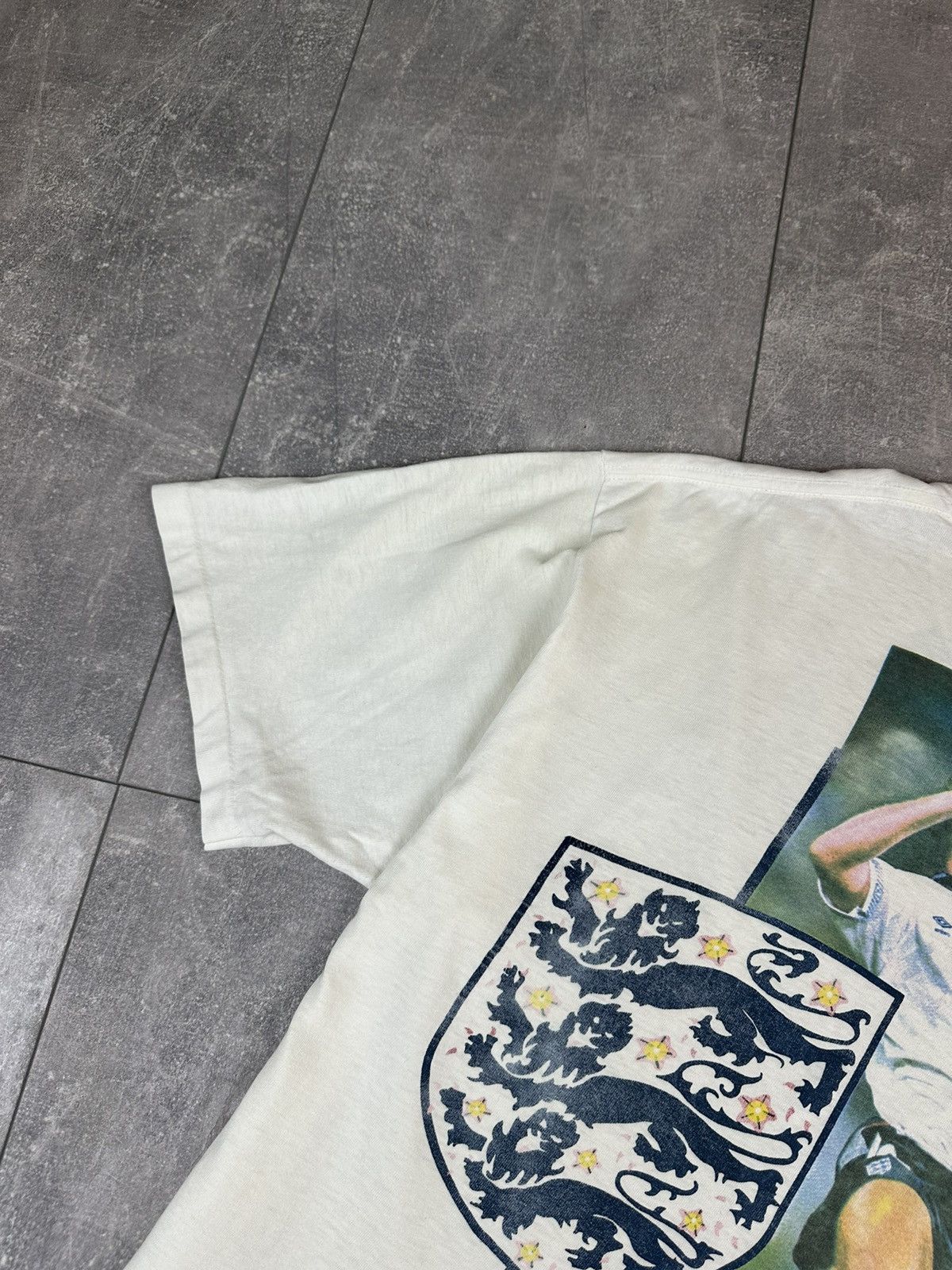 Umbro Umbro England Retro Vintage Cotton Soccer Football T-Shirt Size US XL / EU 56 / 4 - 7 Thumbnail