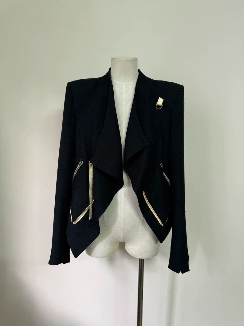 Helmut Lang HELMUT LANG size0 Classic short jacket coat Size M / US 6-8 / IT 42-44 - 2 Thumbnail