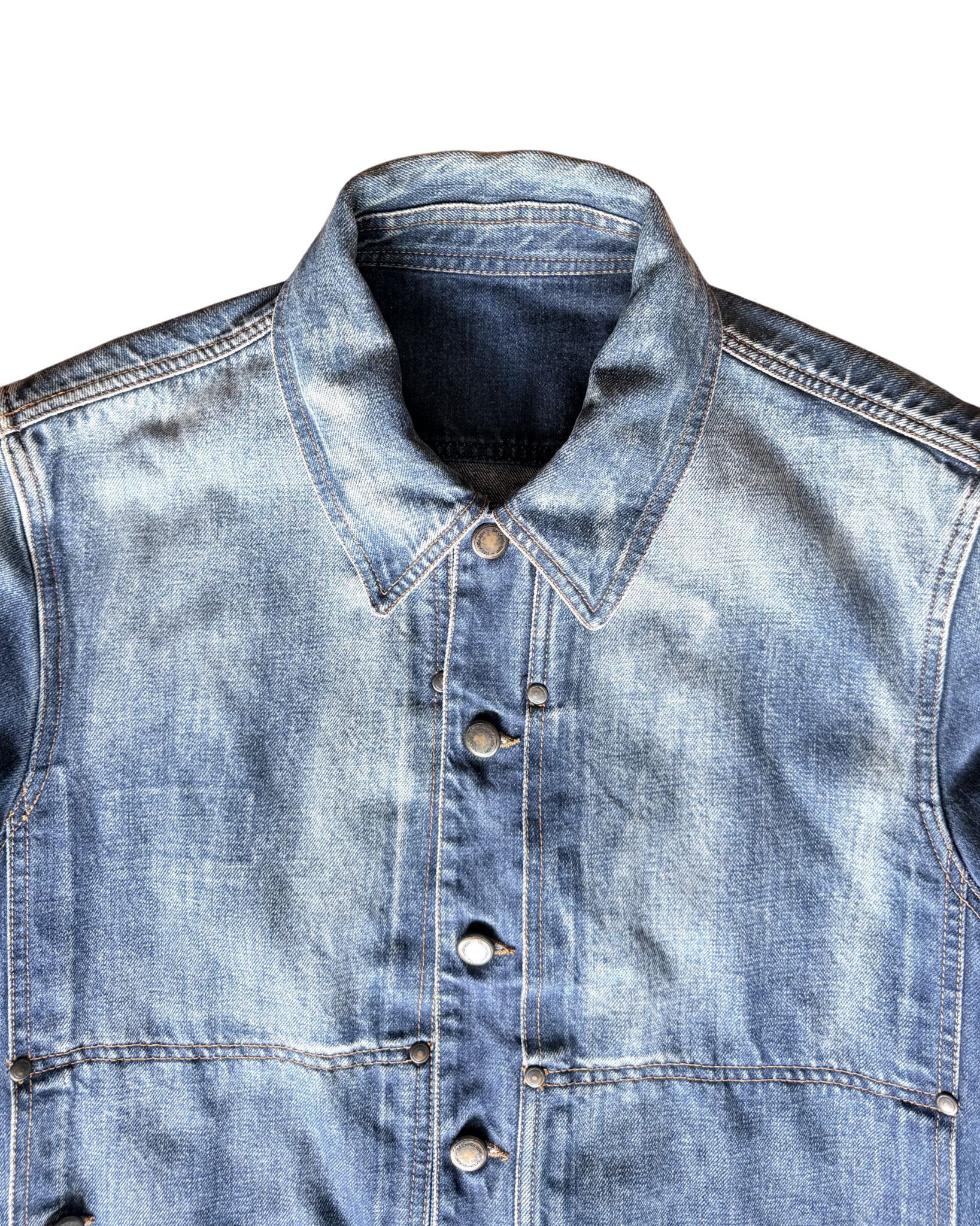Yves Saint Laurent Yves Saint Laurent By Tom Ford Denim Jacket Size US M / EU 48-50 / 2 - 2 Thumbnail