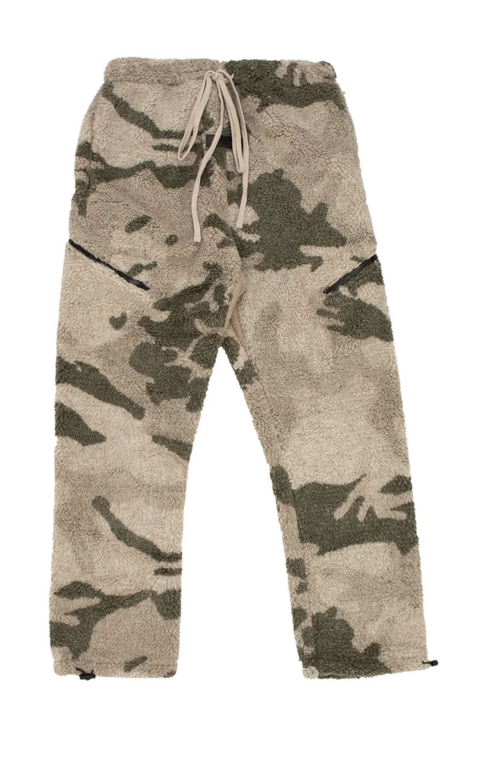 Essentials FOG Essentials Polar Fleece Camo Pants Size US 35 - 1 Thumbnail