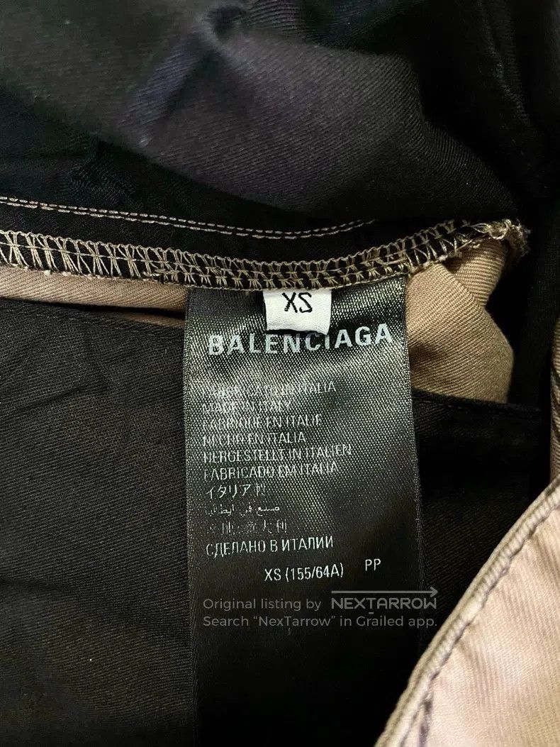 Balenciaga Balenciaga size XS Interwoven Letter Print Casual Brown Kh Size US 27 - 5 Thumbnail