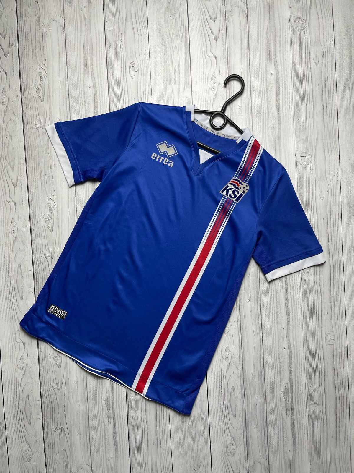 Vintage Vintage KSI Iceland soccer jersey size S logo Size US S / EU 44-46 / 1 - 1 Thumbnail