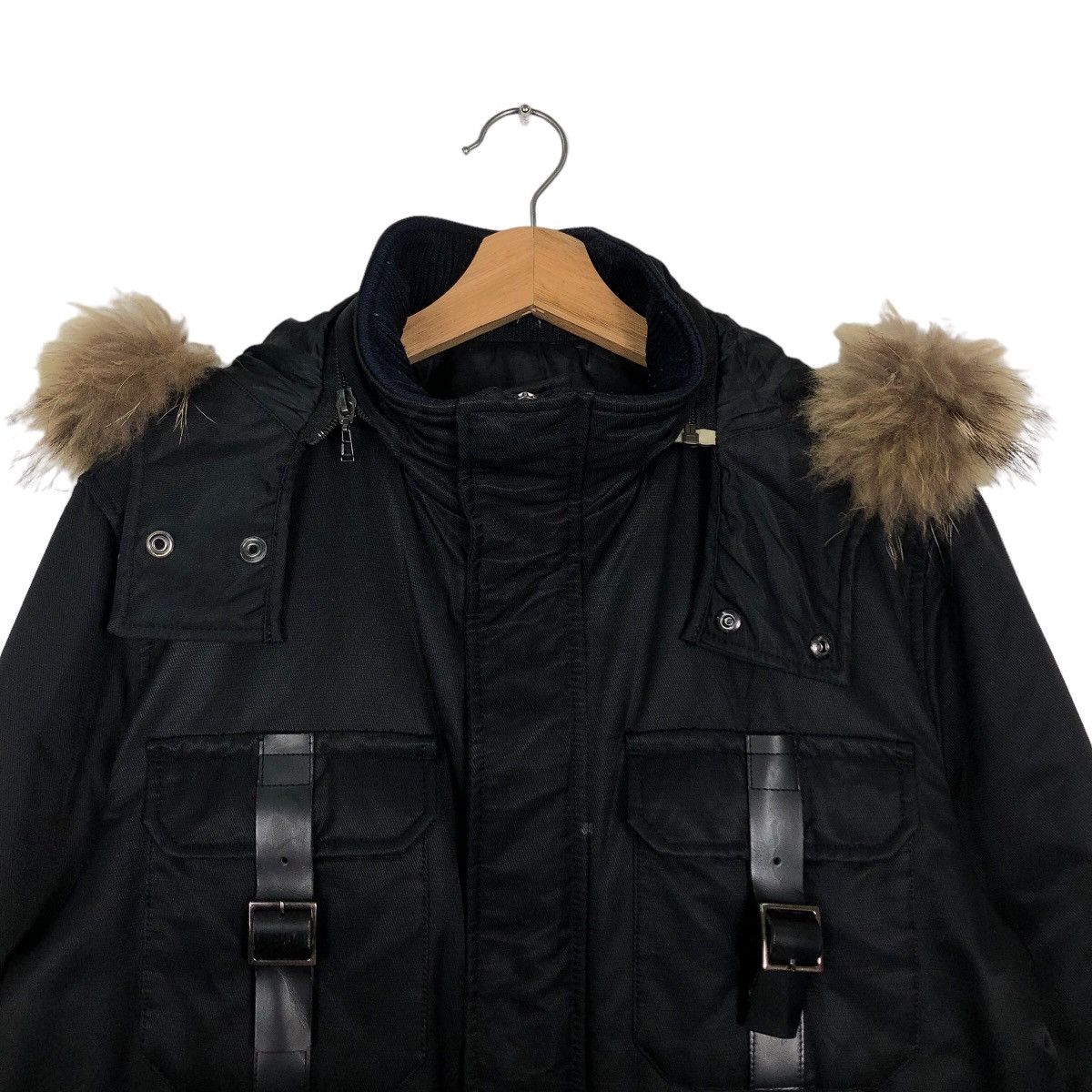 Comme Ca Ism 🔥Comme Ca Ism Japan Bomber Bondage Design Mink Fur Hoodie Size US M / EU 48-50 / 2 - 3 Thumbnail
