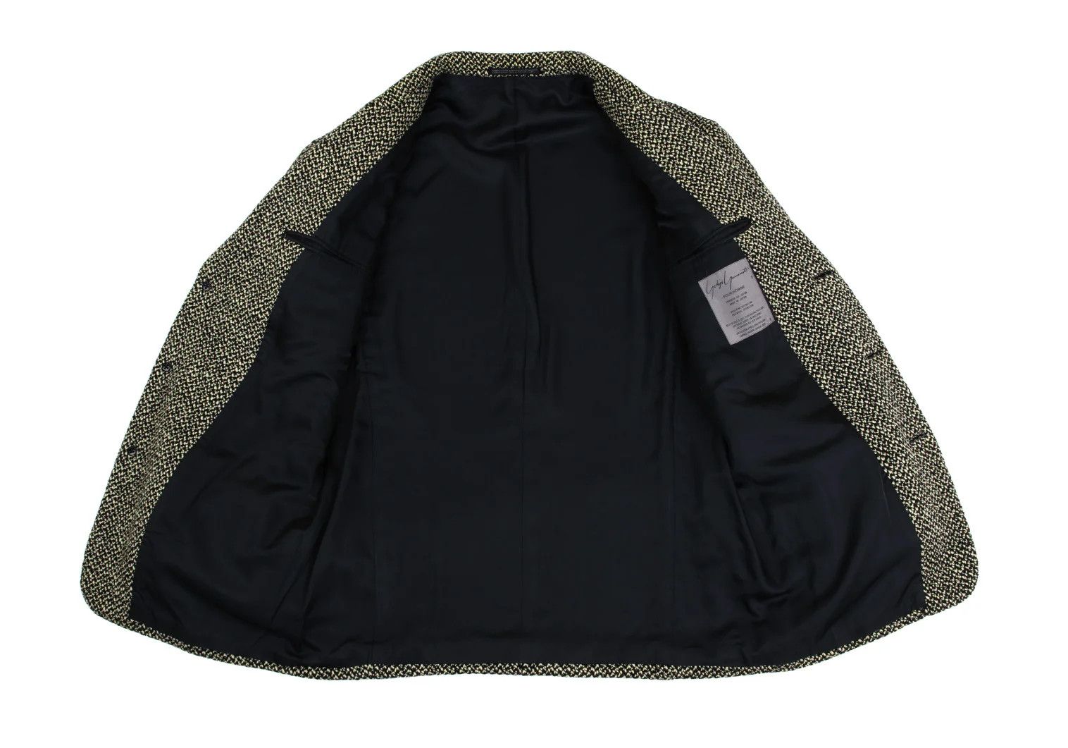 Yohji Yamamoto Yohji Yamamoto Wool Nylon Design Jacket Size US S / EU 44-46 / 1 - 16 Thumbnail