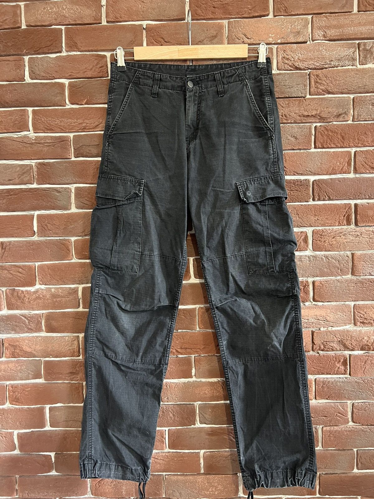 Carhartt Vintage 00s Carhartt Work Cargo Pants Hype Streetwear 29x32 Size US 32 / EU 48 - 2 Thumbnail