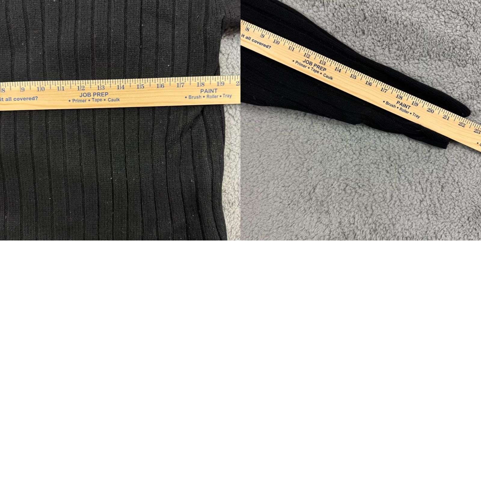Liz Claiborne VINTAGE Liz Claiborne Sweater Dress Womens M Knit Mock Neck Long Sleeve Black Solid 50s 80s 90s Angel Cat City Logo Dress Womens Size M / US 6-8 / IT 42-44 - 8 Thumbnail