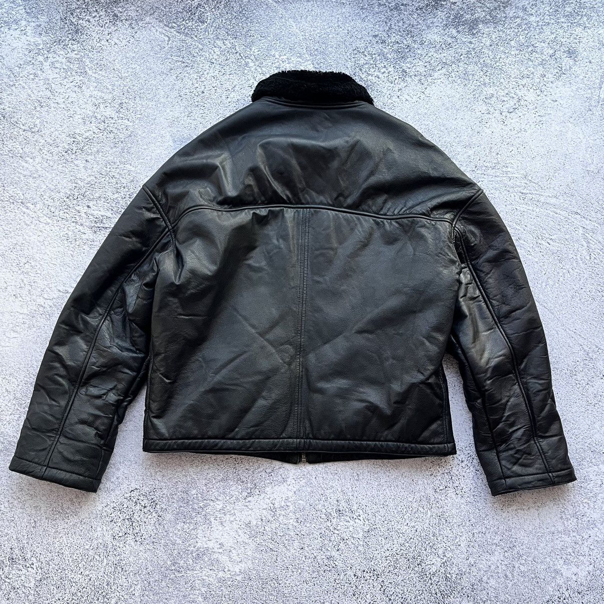 Vintage × Wilsons Leather Vintage Wilsons Leather Jacket Adventure Bound black coat Size US S / EU 44-46 / 1 - 5 Thumbnail
