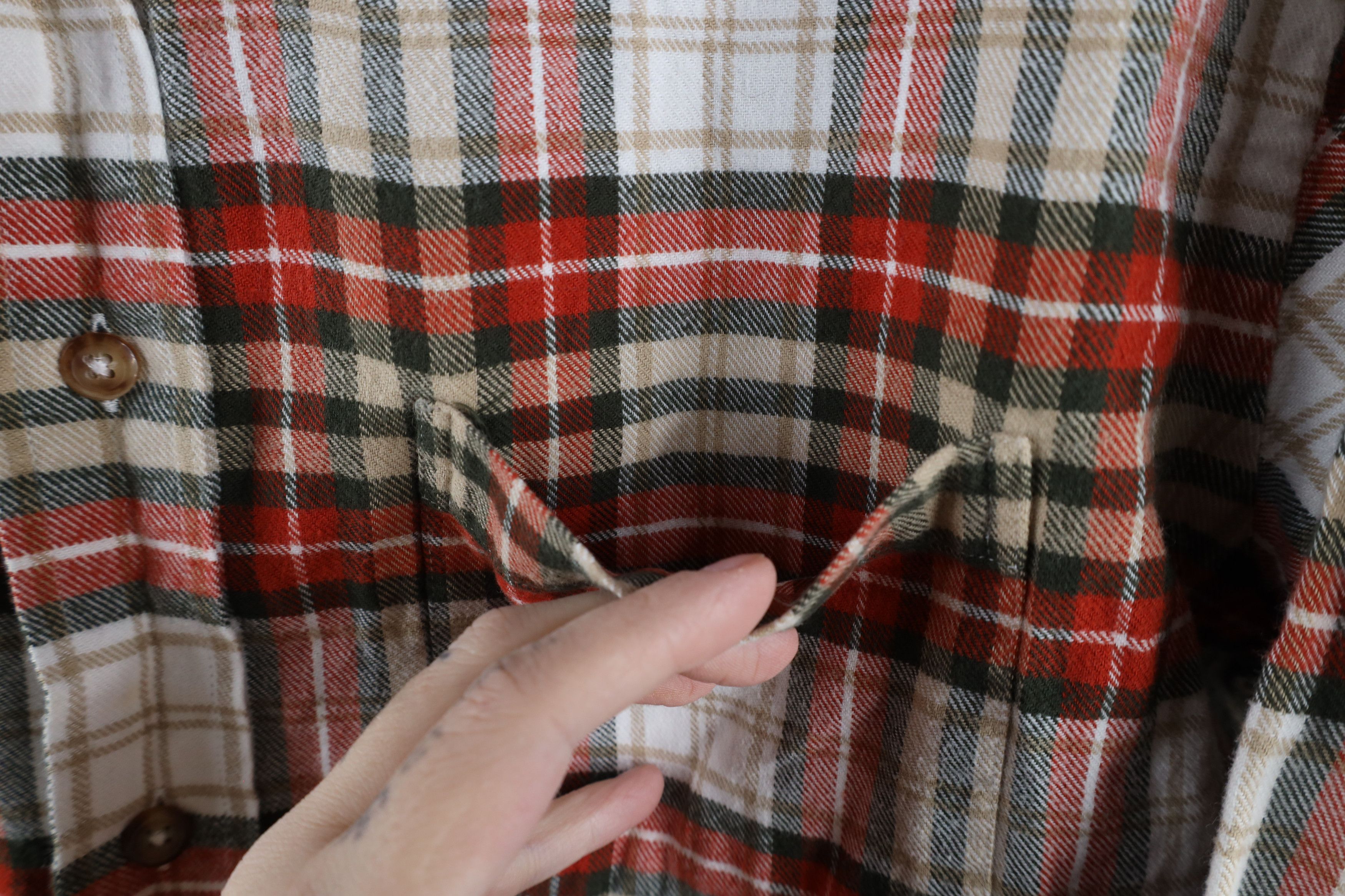 Brooks Brothers × Vintage Vintage Brooks Brothers Cotton Flannel Button Down Shirt Size US L / EU 52-54 / 3 - 4 Thumbnail