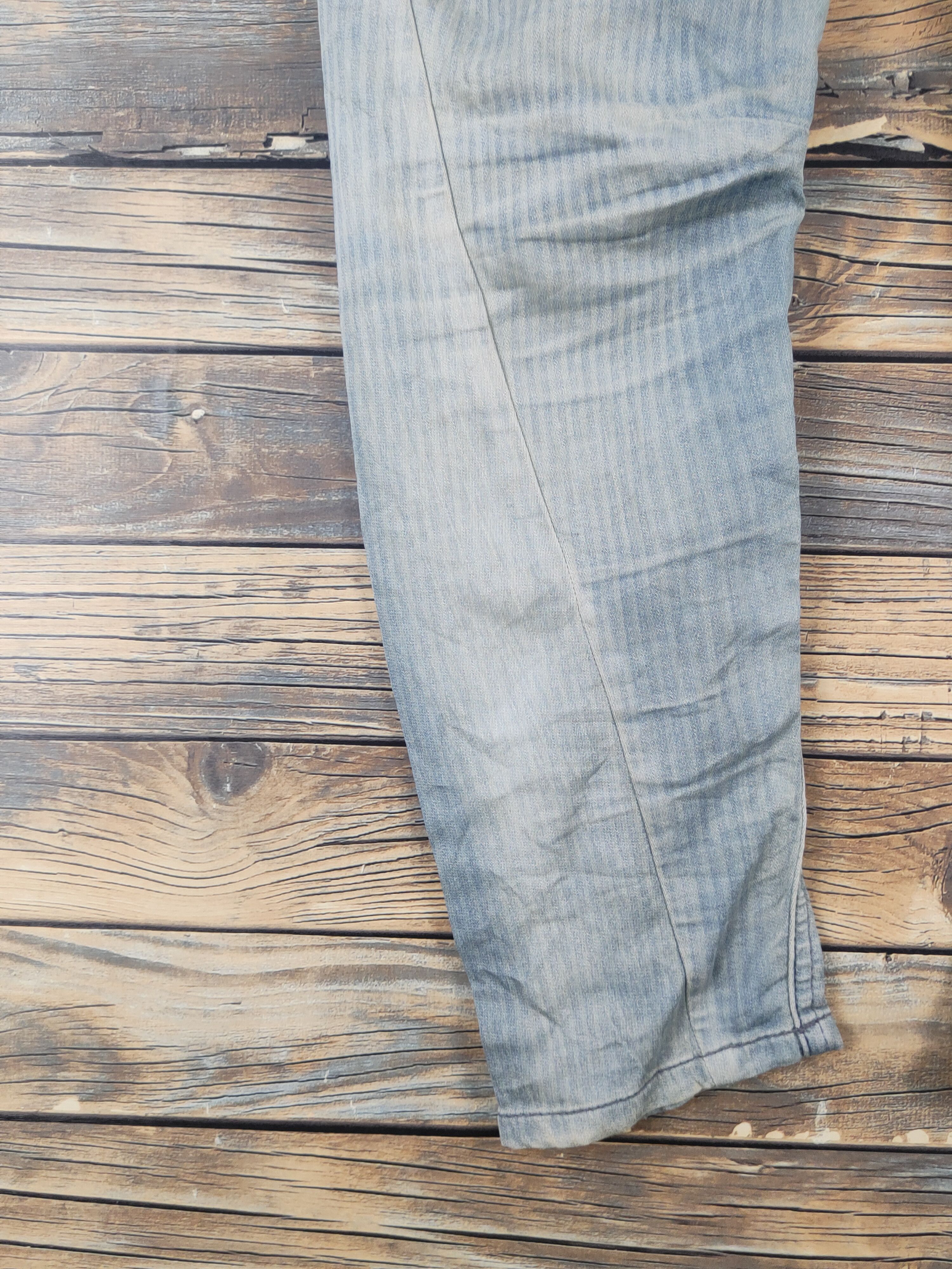Diesel Diesel Dark Blue Faded Distressed denim Soft Jeans #W2003 Size US 27 - 10 Thumbnail