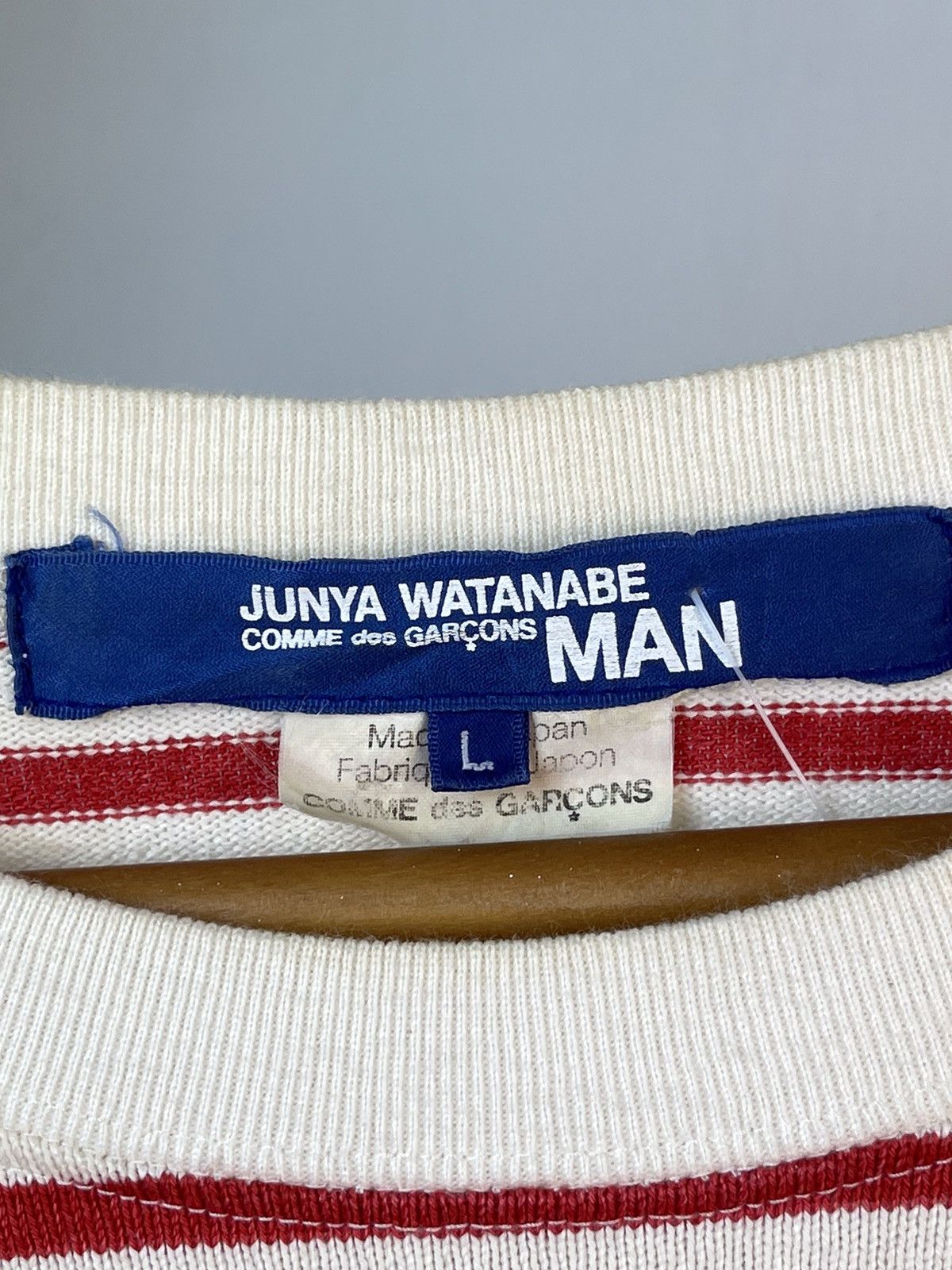 AD2013 Junya Watanabe Man Stripe Long Sleeve